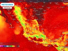 Calor superará los 40 °C en el Norte esta tarde de martes, generándose tormentas en Occidente, Centro y Golfo de México