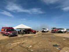 Mantiene XV Ayuntamiento de Los Cabos atención permanente en relleno sanitario de La Candelaria; incendio se encuentra contenido