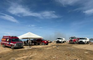 Mantiene XV Ayuntamiento de Los Cabos atención permanente en relleno sanitario de La Candelaria; incendio se encuentra contenido