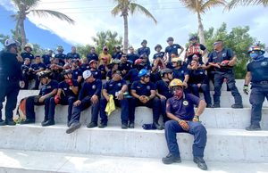 Bomberos de Cabo San Lucas refuerza entrenamiento en rescate en aguas rápidas