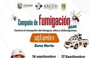 Fumigación contra el dengue llegará este jueves y viernes a La Ribera, El Campamento y Santa Cruz