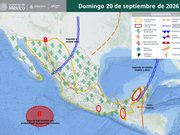 Prevén lluvias fuertes, rachas de viento y oleaje elevado durante el fin de semana en Los Cabos