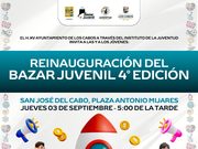 Invitan a la reinauguración de la cuarta edición del Bazar Juvenil en San José del Cabo