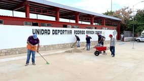 Rehabilitan Unidad Deportiva Rodrigo Aragón Ceseña tras afectaciones por lluvias