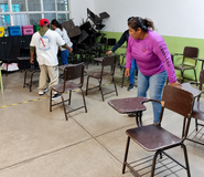 Acondicionan y entregan en óptimas condiciones planteles utilizados como refugios temporales para garantizar un regreso seguro a clases