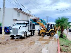 Mantiene Servicios Públicos operativo de rehabilitación vial en San José del Cabo tras lluvias