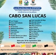 Por efectos del huracán Rachel en el Pacífico, activa ZOFEMAT Los Cabos cierre preventivo de playas