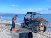 Refuerzan limpieza y recolección de residuos en playas de La Ribera