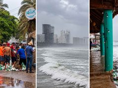 Polo sigue avanzando como huracán categoría 5 en el Pacífico y provoca lluvias fuertes en 6 estados