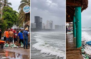 Polo sigue avanzando como huracán categoría 5 en el Pacífico y provoca lluvias fuertes en 6 estados
