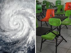 Huracán Polo provoca suspensión de clases; Guerrero y Michoacán cancelan actividades escolares