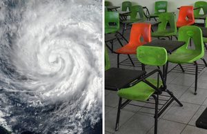 Huracán Polo provoca suspensión de clases; Guerrero y Michoacán cancelan actividades escolares