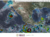 Polo mantiene avance a Baja California Sur; se prevén lluvias torrenciales, oleaje alto y viento intenso