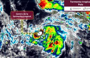 Se forma tormenta tropical Polo; SMN prevé que se convierta en huracán categoría 4