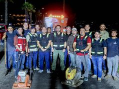 Encabeza Christian Agúndez supervisión de bacheo, rehabilitación de calles y fumigación en colonias de Los Cabos
