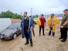 Supervisa Christian Agúndez trabajos de desazolve tras intensas lluvias en Los Cabos