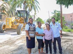 Fortalece Ayuntamiento de Los Cabos infraestructura vial con rehabilitación de calles en colonia Buenos Aires