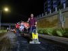 Supervisa Christian Agúndez trabajos de bacheo nocturno en corredor turístico de Los Cabos