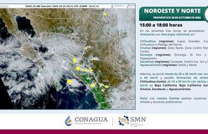 Emite Gobierno de Los Cabos aviso preventivo por pronóstico de lluvias y viento