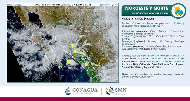 GOBIERNO LOS CABOS AVISO PREVENTIVO PRONÓSTICO LLUVIAS 1