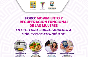 Realizarán Ayuntamiento de Los Cabos e ISSSTE foro gratuito sobre salud y autonomía de las mujeres