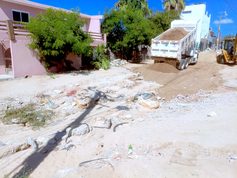 Atiende Servicios Públicos vialidades de Mesa Colorada, Los Cangrejos, Jacarandas y Caribe en Cabo San Lucas