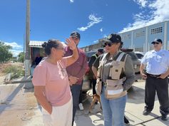 Supervisa delegada municipal de Cabo San Lucas afectaciones viales por lluvias recientes